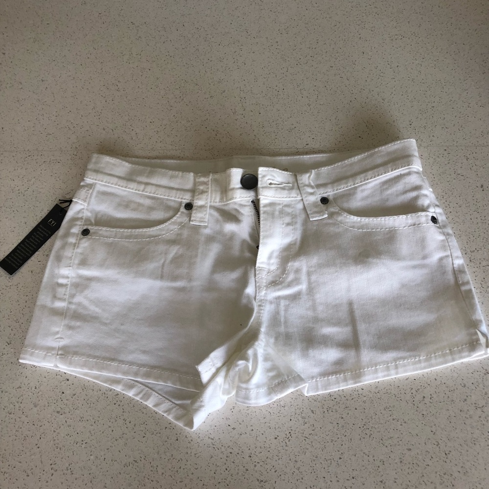 NWT White Denim Shorts